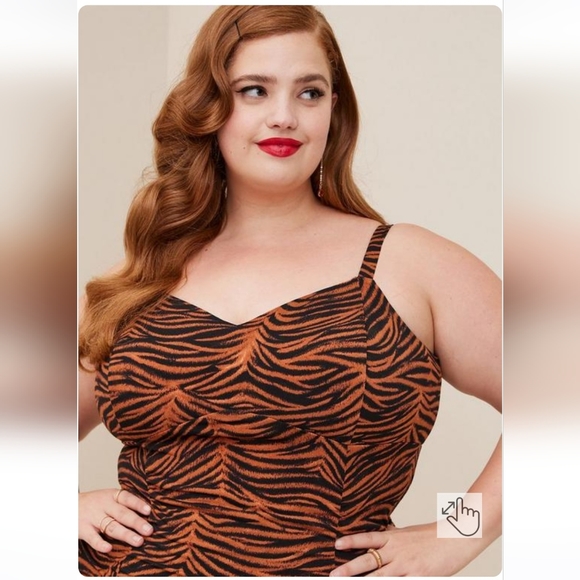 🖤Retro Shirred Bodycon Dress - Picture 3 of 6